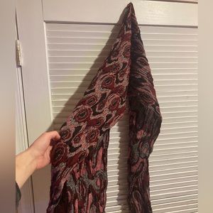 Red, White and Black Scarf